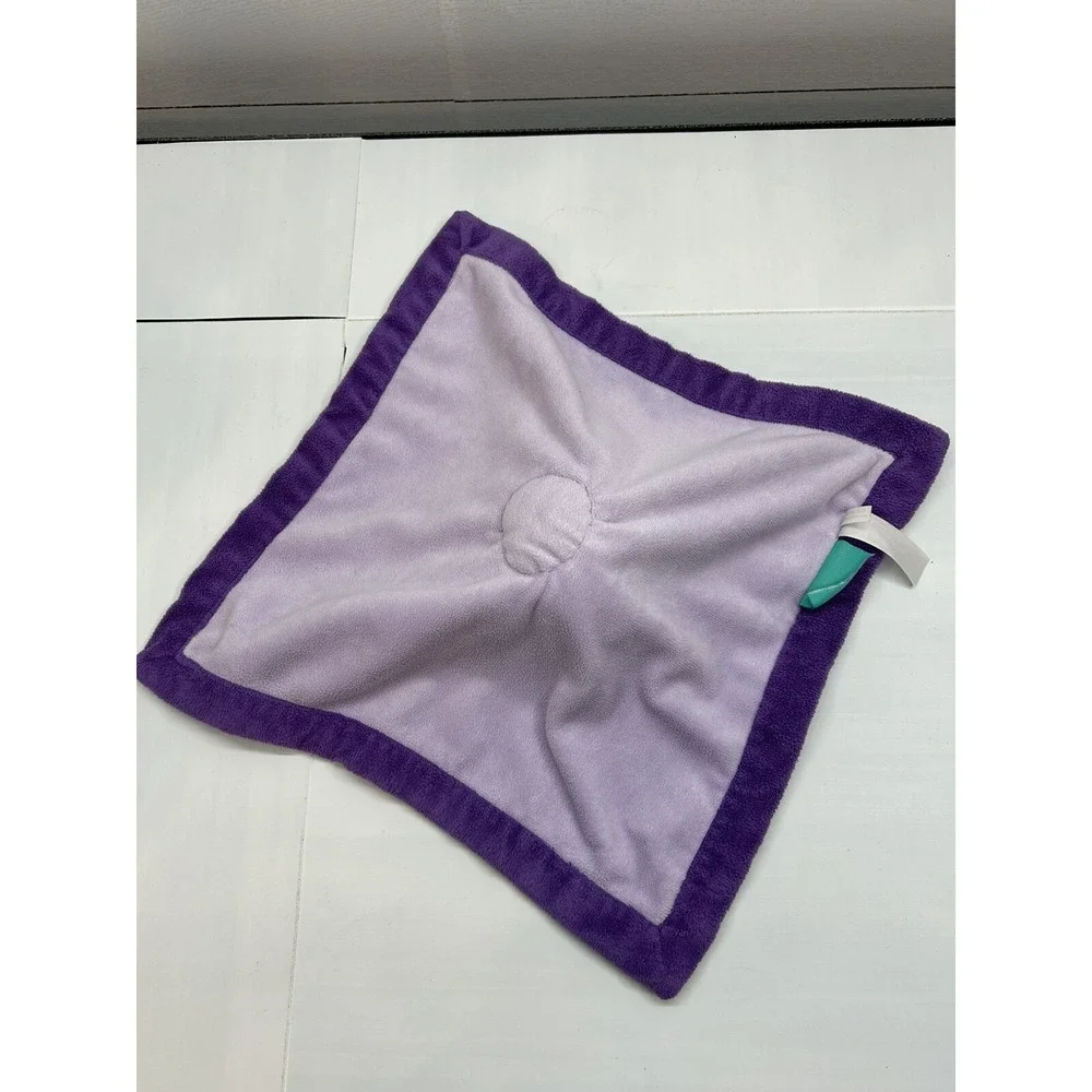 TIDDLIWINKS PURPLE TEDDY BEAR SECURITY BLANKET BABY STUFFED ANIMAL PLUSH‎ LOVEY